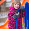 Playing at the Playground at Jack Seaton Park