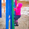 Playing at the Playground at Jack Seaton Park