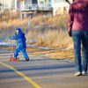 Scootering at Carburn Park