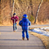 Scootering at Carburn Park