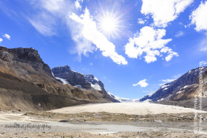 Athabasca Glacier at Columbia Icefields