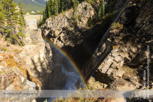 Waterfall on the North Saskatchewan River at the Big Bend