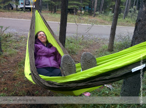 Louise Relaxing in the Hammock