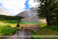 Hiking to Rummel Lake in Kananaskis