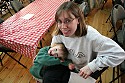 Waiting for Santa with Mommy\n(Agrium Christmas Party 2006)