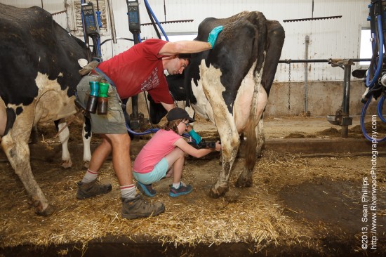 Visiting the Eagan Dairy Farm