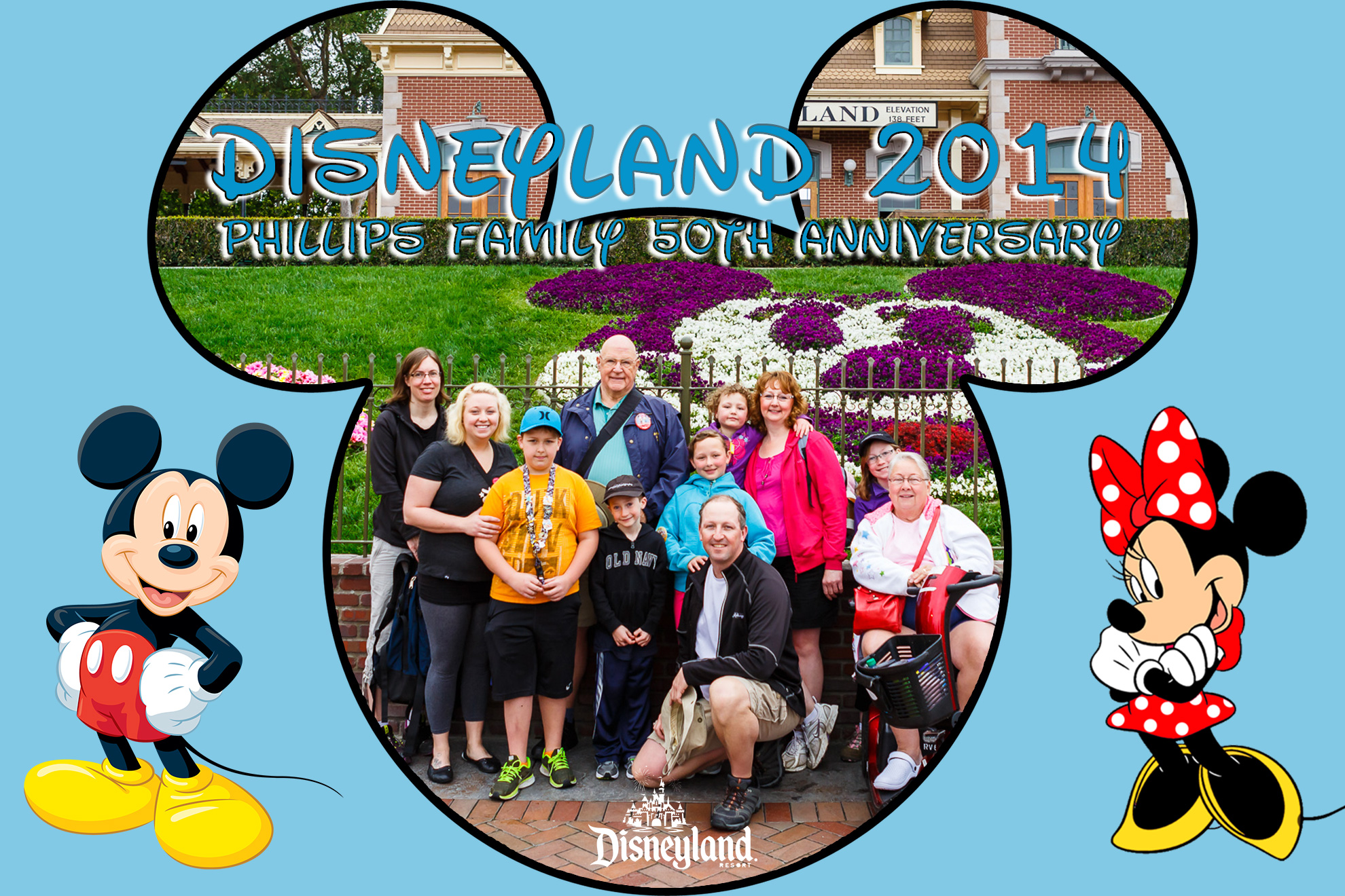 Disneyland 2014 - Phillips Family 50th Anniversary