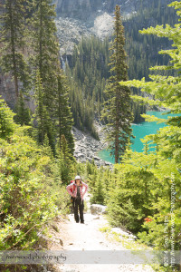 Hiking to Lake Oesa near Lake O'Hara