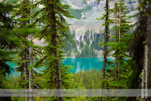 Seven Veils Falls near Lake O'Hara in Yoho National Park