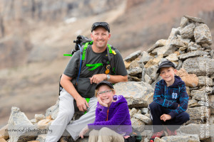 Hiking to Lake McArthur near Lake O'Hara in Yoho National Park