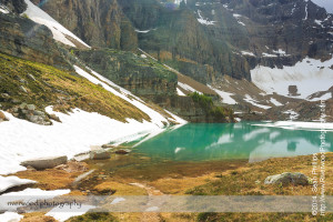 Opabin Lake near Lake O'Hara in Yoho National Park