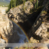 Waterfall on the North Saskatchewan River at the Big Bend