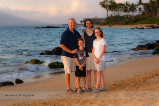 Family Portraits on the Beach in Maui