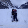 Skating at Chateau Lake Louise