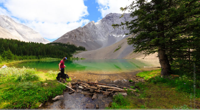 Hiking to Rummel Lake in Kananaskis