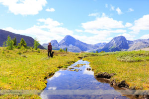 Hiking to Rummel Lake in Kananaskis